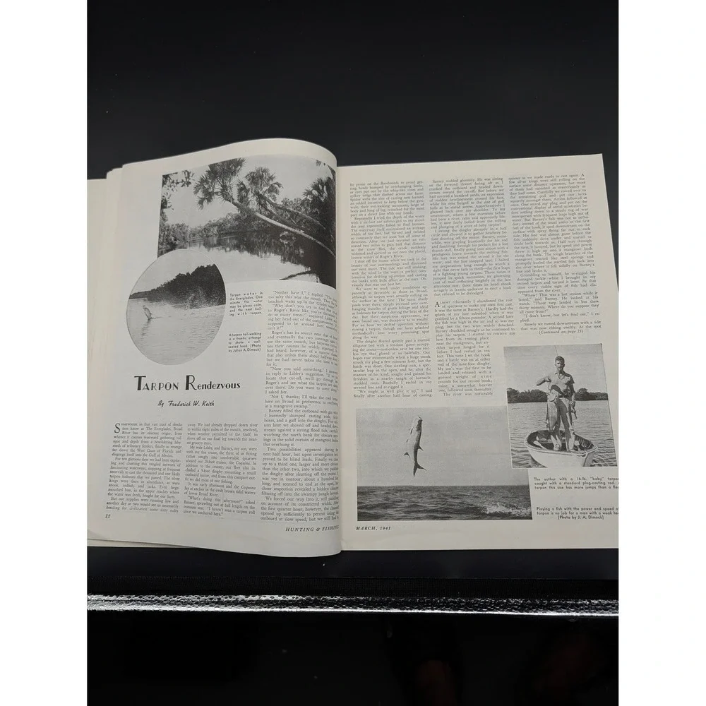 Vintage‎ Hunting And Fishing Magazine March 1941 Dogs Guns Camping Outdoorsman